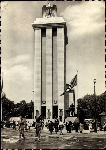 Ak Paris, Weltausstellung 1937, Pavillon de l'Allemagne
