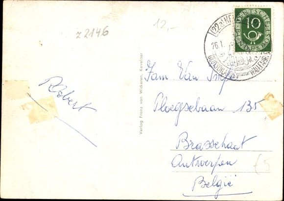 Postcard Kevelaer on the Lower Rhine, Purmer ducks at the place of grace