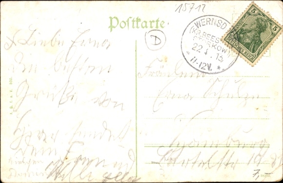 Postcard Wernsdorf Königs Wusterhausen, Restaurant Zum Oder Spree Canal, Paul Schwedler, pier