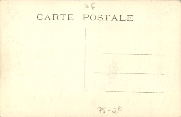 Postcard Paris II Stock Exchange, Boulevard Poissonnière