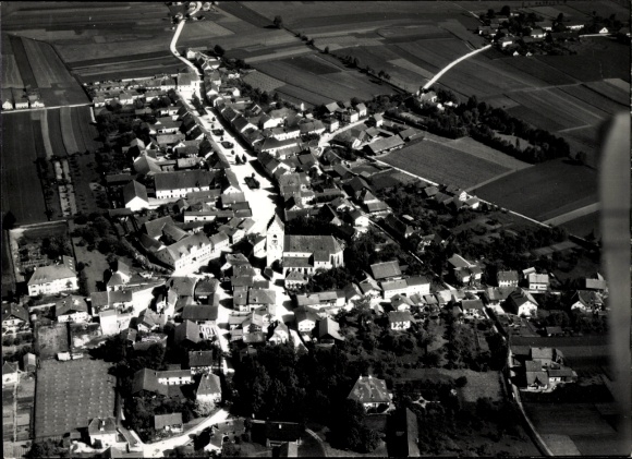 Foto Reisbach in Niederbayern, Fliegeraufnahme