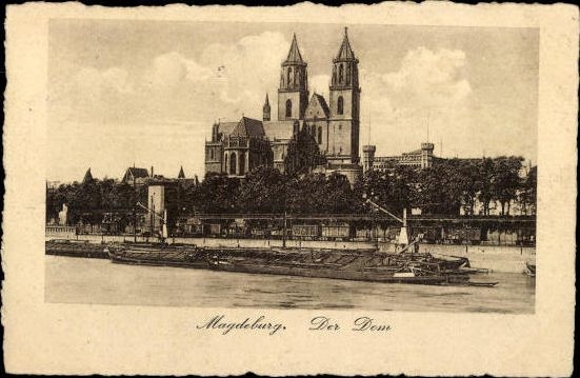 50 Ak Magdeburg Elbe, diverse Ansichten, kleinformatig