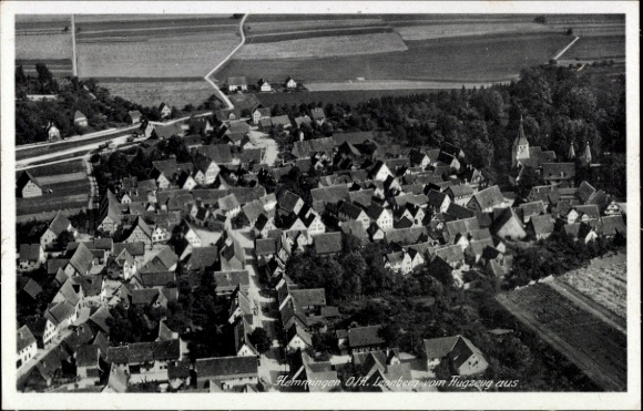 Ak Hemmingen in Niedersachsen, Luftaufnahme