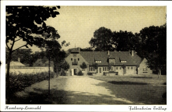 Ansichtkaart Hamburg Wandsbek Lemsahl, Falkenheim Trillup
