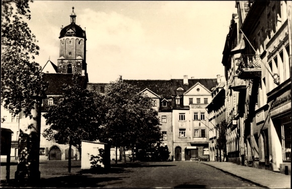 KP Neustadt an der Orla, rynek, sklepy