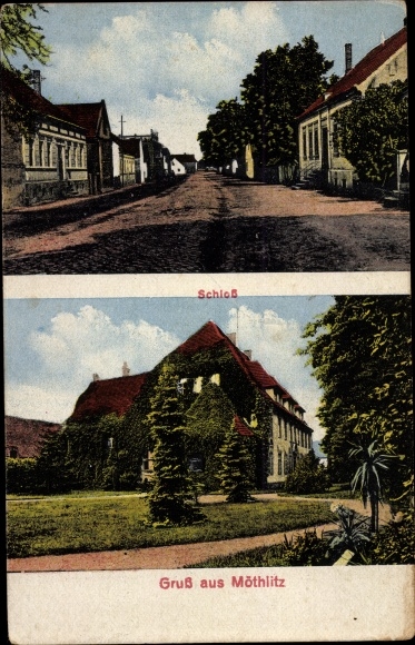 PC Möthlitz im Havelland, castle, street section