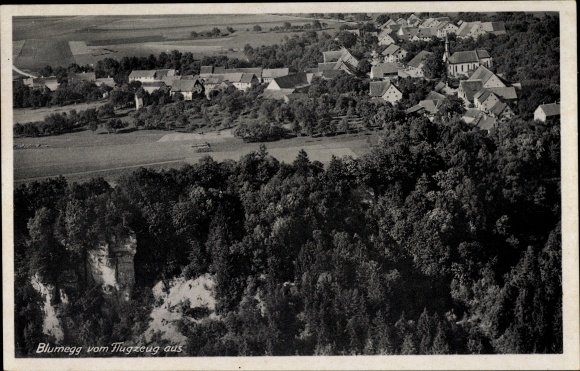 PC Blumegg Stühlingen an der Wutach, aerial photograph