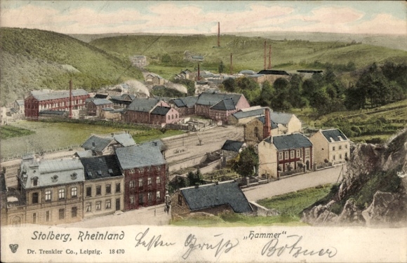 Postcard Stolberg in the Rhineland, Hammer
