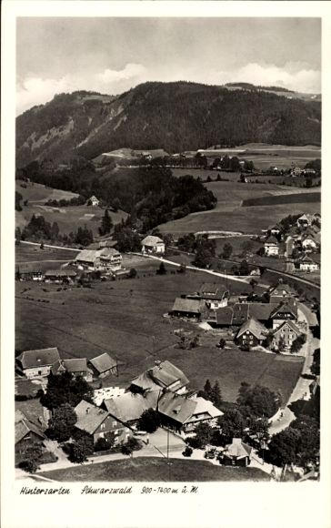Ak Hinterzarten im Schwarzwald, Fliegeraufnahme