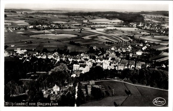Ak Wilhelmsdorf in Württemberg, Fliegeraufnahme