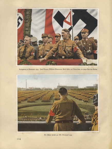 Germany awakens collector's picture album Reemtsma cigarettes, Hamburg-Bahrenfeld 1934