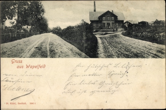 PC Wapelfeld in Schleswig Holstein, town views