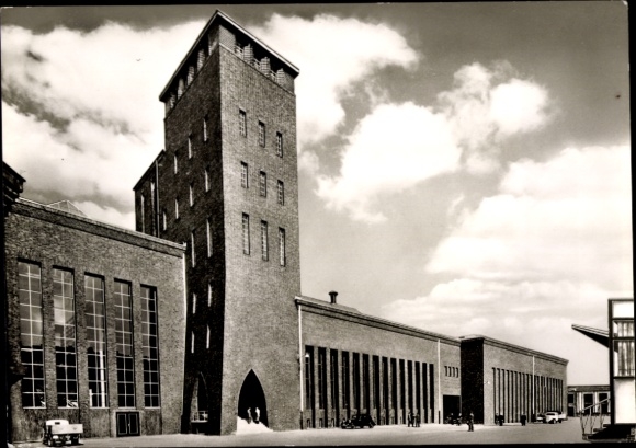 Postcard Berlin Neukölln, Berliner Kindl Brewery, Brewery