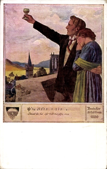 Song Postcard Stream here, you multitudes of peoples, German School Association No. 559
