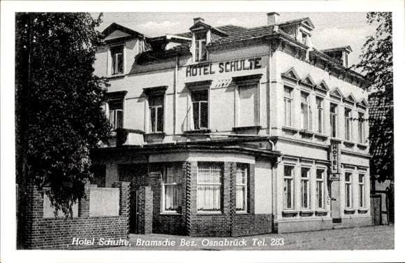 Ak Bramsche in Niedersachsen, Hotel Schulte