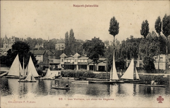 KP Nogent Joinville Haute Marne, Les Voillers un jour de Regates