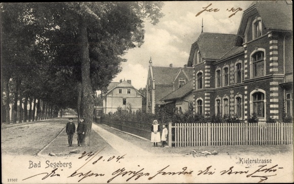 Postcard Bad Segeberg in Schleswig Holstein, Kielerstrasse