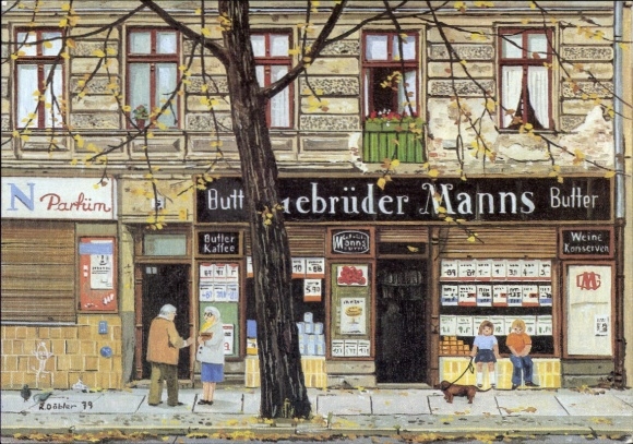 Ak Berlin Wedding, Geschäft Gebrüder Manns