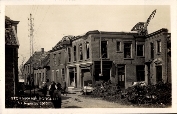PC Borculo Gelderland, Stormramp 10 Augustus 1925, market