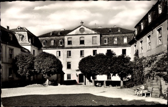 Ak Kirchberg an der Jagst, Alten-Pflege und Freizeitheim, Schloss