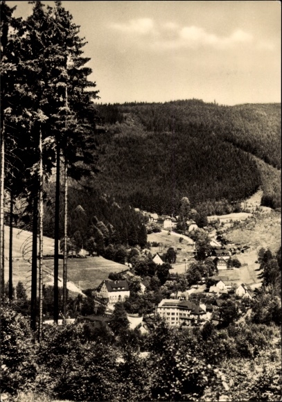 Ak Antonsthal Breitenbrunn in het Ertsgebergte, Panorama