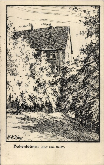 Artist Postcard Zunn, Karl Heinrich, Hohensolms Hohenahr, Federal Home of the Christian German Youth