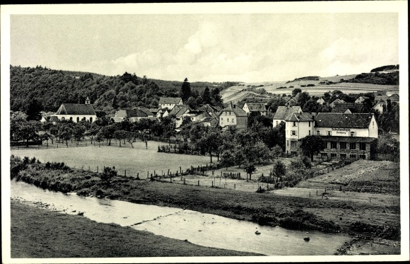Postcard Antweiler an der Ahr, school camp in Duisburg, exterior view
