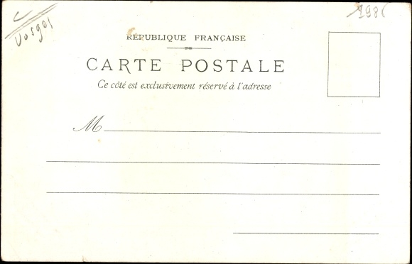 Artist Postcard d&#39;Alisi, Hugo, Domrémy la Pucelle Vosges, House of Joan of Arc, Eastern Railway