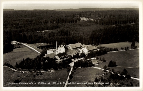 Postcard Rothaus Grafenhausen in the Black Forest, aerial photograph