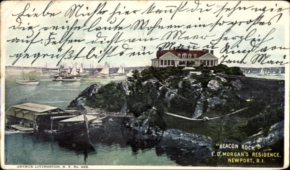 Ak Newport Rhode Island VS, Beacon Rock, ED Morgan's Residence