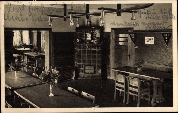 Postcard Weiskirchen im Saarland, youth hostel, day rooms