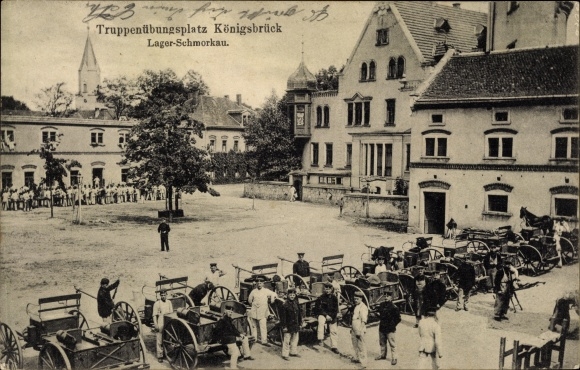 PC Schmorkau Neukirch Sachsen, camp, military training area Königsbrück, army vehicles
