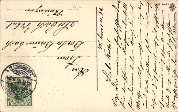 Postcard Congratulations Pentecost, Patriotism, Landscape