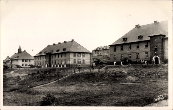 Postcard Baumholder in the Birkenfeld district, Zône Francaise d&#39;Occupation, military camp