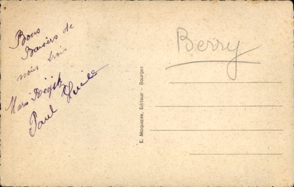 Song Postcard Les Chansons de Jean Rameau, les premiers pas