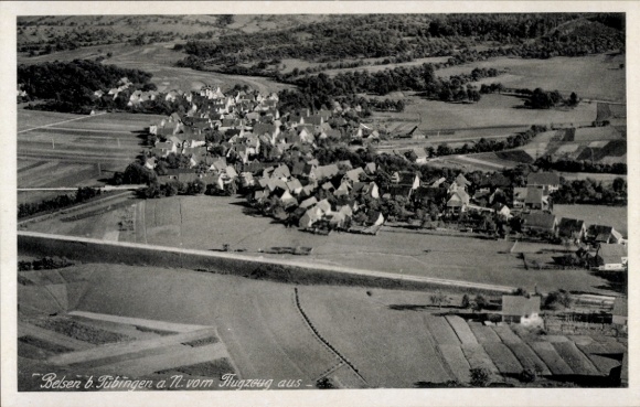 Luchtfoto van Belsen Mössingen in Württemberg, luchtfoto van Belsen, landschap, woongebouwen, landbouw