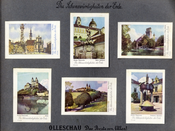The sights of the earth series: Austria collecting picture album Olleschau sleeve factory, Vienna 193