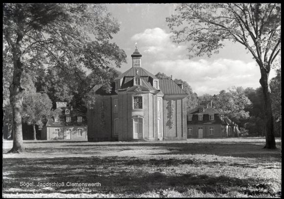 7 glass negative Sögel in Emsland, park, kindergarten, general view