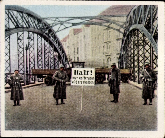 Sammelbild Die Nachkriegszeit Nr. 37, Januar 1921, Neue innere Unruhen
