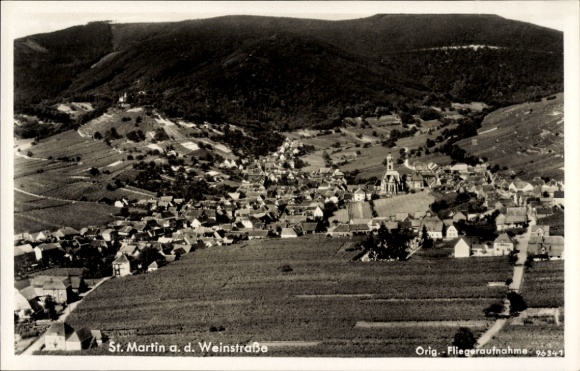 Ak Sankt Martin in der Pfalz, Fliegeraufnahme