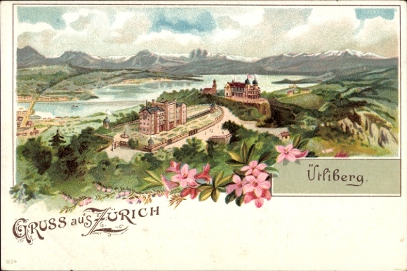 lito Zurych Miasto Szwajcaria, Uetliberg, Ütliberg, Panorama