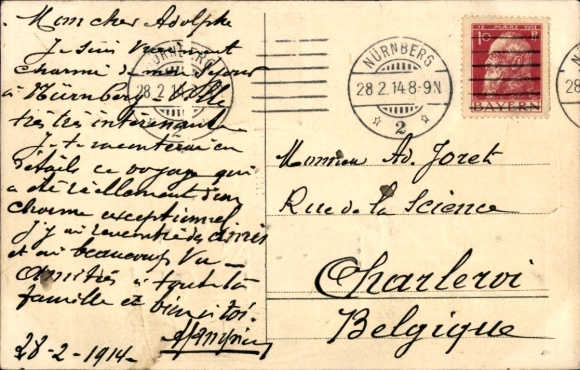 Embossed Chromo-Litho Nuremberg in Middle Franconia, Eppelein-Sprung, Eppelein von Gailingen