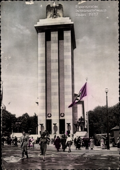 Ak Paris, Weltausstellung 1937, Pavillon de l'Allemagne
