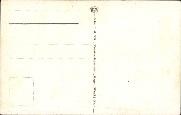 Postcard Westphalian country idyll, farmer, cows, Westphalian song, you like the Rhine...