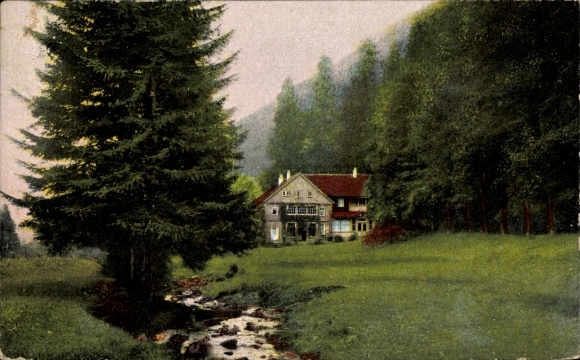 Ak Tabarz im Thüringer Wald, Massemühle im Lauchagrund, Massenmühle
