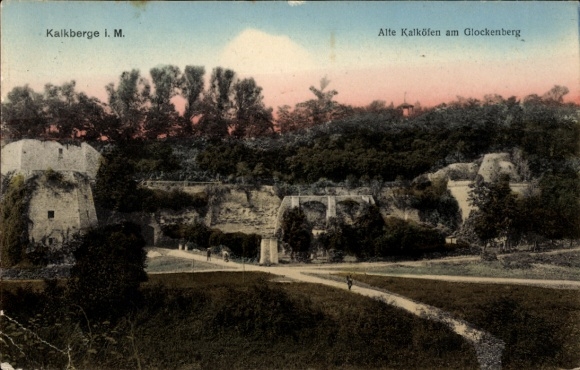 Ak Rüdersdorf b. Berlin, Alte Kalköfen am Glockenberg