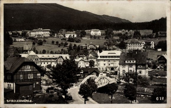 Ak Spindleruv Mlýn Spindlermühle Riesengebirge Reg. Königgrätz, Leierbauden, Leierovy Boudy, P...