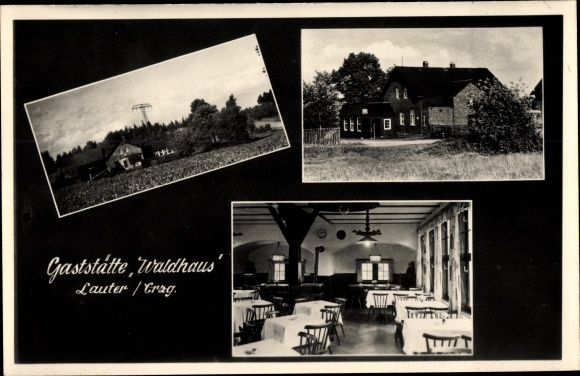 PC Lauter Bernsbach in the Erzgebirge of Saxony, Waldhaus restaurant, interior view