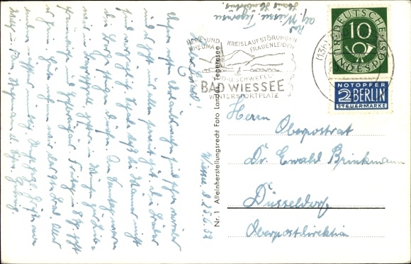 Artist PC Kneiß, Tegernsee in Upper Bavaria, Bräustüberl, man with a big belly is looking for his dog
