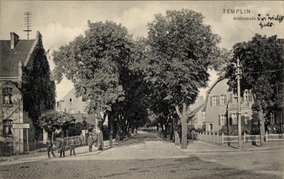 Ak Templin in der Uckermark, Arnimstraße